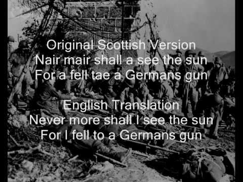 youtu.be/BB2Ad04mukI We Were Soldiers Soundtrack 
goo.gl/fkc6l6 
Ains a year say a prayer faur me 
Close yir een an remember me